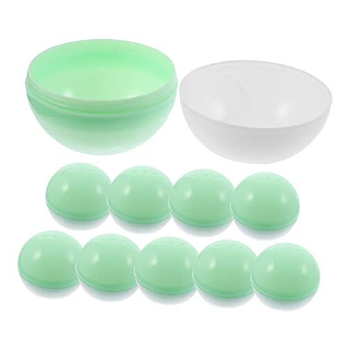 Toddmomy 10Stücke Befüllbare Plastikkugeln Transparente Kapseln für und Süßigkeiten für Ostern Partys und Verkaufsautomaten Robuste Langlebige von Toddmomy