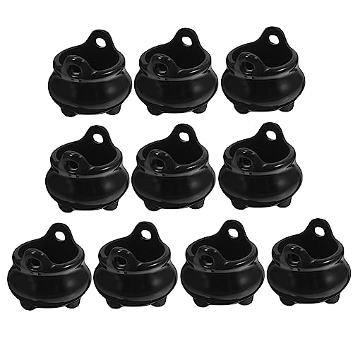 Toddmomy 10Stücke Hexen Kessel Halloween Deko Für Bastelprojekte Kompakte Mini Cauldrons Für Tischdekoration Und Kreative DIY von Toddmomy