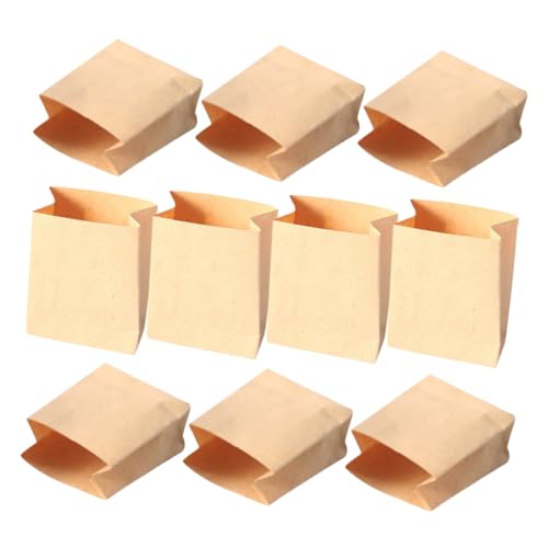 Toddmomy 10Stücke Mini Papiertüten aus Kraftpapier für Puppenhaus Miniaturen Realistische Backbeutel Zubehör für Kreative Bastelprojekte Nachhaltige Snackbeutel Toddmomy 10Stücke Mini Papiertüten aus Kraftpapier für Puppenhaus Miniaturen Realistische Backbeutel Zubehör für Kreative Bastelprojekte Nachhaltige Snackbeutel von Toddmomy