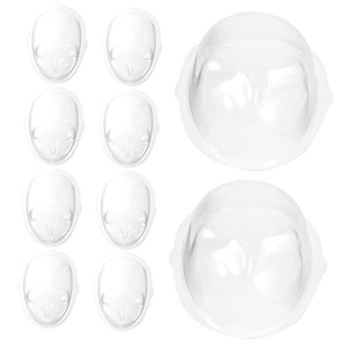Toddmomy 10Stücke PVC Transparent Puppenmaske DIY Bastel Zubehör für Halloween zum Schutz für Kreative Puppenprojekte Toddmomy 10Stücke PVC Transparent Puppenmaske DIY Bastel Zubehör für Halloween zum Schutz für Kreative Puppenprojekte von Toddmomy