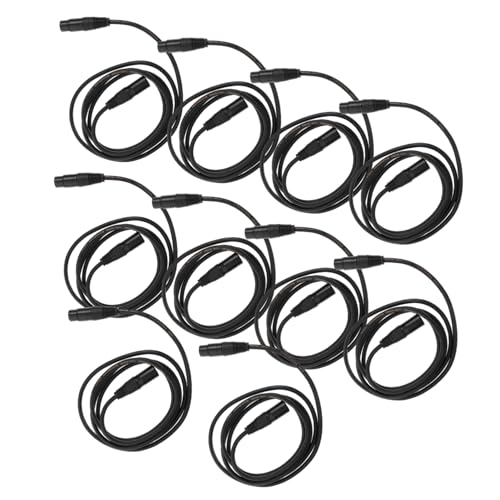 Toddmomy 10Stücke Pack Dmx Signalkabel für Bühnenbeleuchtung Pin Langlebig für Moving Head und Par Lichter Schwarz Professionelles Dj Equipment Toddmomy 10Stücke Pack Dmx Signalkabel für Bühnenbeleuchtung Pin Langlebig für Moving Head und Par Lichter Schwarz Professionelles Dj Equipment von Toddmomy
