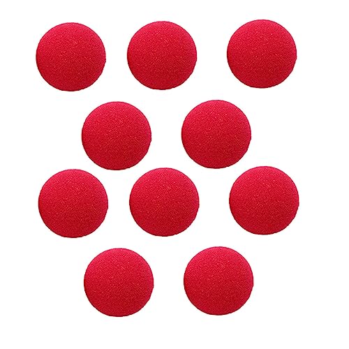 Toddmomy 10Stücke Rote Clown Lustige Party Requisiten Für Fasching Und Karneval Für Cosplay Und Weihnachtsfeiern Dekoration Für Clowns Und Veranstaltungen von Toddmomy