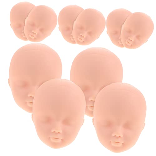 Toddmomy 10Stücke Teiliges DIY Puppenköpfe für Kreative Bastelprojekte Austauschbare und Langlebige Puppenköpfe aus Kunststoff für Dekoration und Bastelideen von Toddmomy