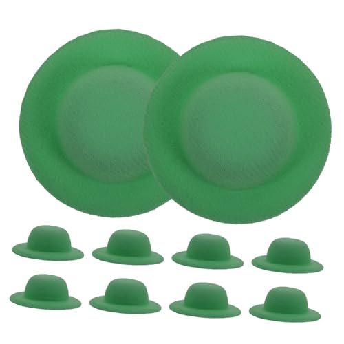 Toddmomy 10stücke Miniatur Hüte Imitation Kleine Puppenhüte Für Bastelprojekte Dekorationen Und Foto-Requisiten Für Teepartys Und Mini-Haus Deko von Toddmomy