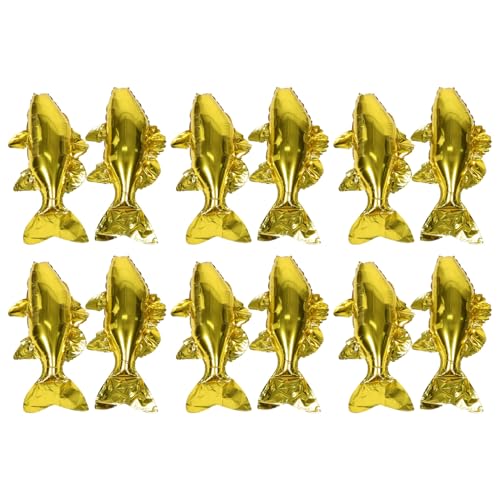Toddmomy 12 Große Goldfisch Luftballons Folienballons Mit Meerestieren Für Babyparty Geburtstag Strand Sommer Partydekorationen Zum Thema von Toddmomy