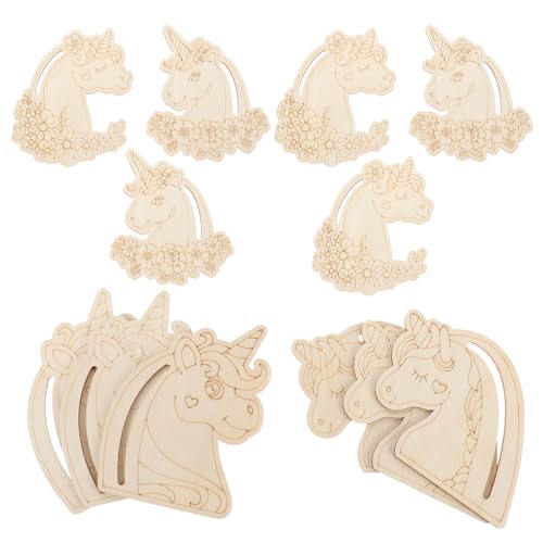 Toddmomy 12 Stück Holz Einhorn Rohlinge für DIY Bastelprojekte Unlackierte Holzfiguren zum Malen und Dekorieren für Kreative Aktivitäten Aller Altersgruppen Toddmomy 12 Stück Holz Einhorn Rohlinge für DIY Bastelprojekte Unlackierte Holzfiguren zum Malen und Dekorieren für Kreative Aktivitäten Aller Altersgruppen von Toddmomy