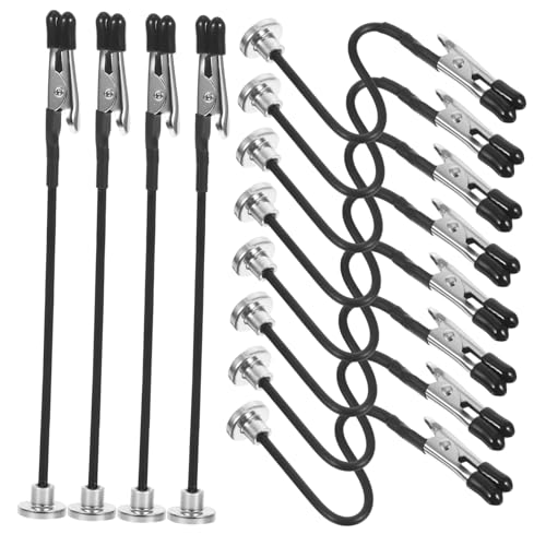 Toddmomy 12 Stück Magnetische Krokodilklemmen mit Verstellbarem Biegsamem Gummiboden für Modellmalerei Preisetiketten und Tischkarten Ständer für Schreibtischanzeigen Toddmomy 12 Stück Magnetische Krokodilklemmen mit Verstellbarem Biegsamem Gummiboden für Modellmalerei Preisetiketten und Tischkarten Ständer für Schreibtischanzeigen von Toddmomy
