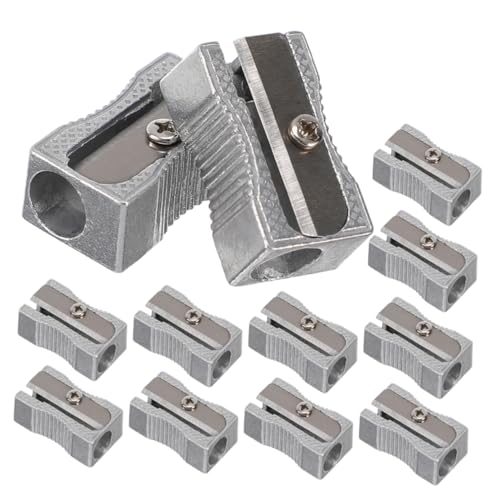 Toddmomy 12 Stück Metall Bleistiftspitzer Handbetriebene Anspitzer für Präzise Kompakt und Tragbar für Schule und Büro Langlebig und Sicher der Anwendung Toddmomy 12 Stück Metall Bleistiftspitzer Handbetriebene Anspitzer für Präzise Kompakt und Tragbar für Schule und Büro Langlebig und Sicher der Anwendung von Toddmomy