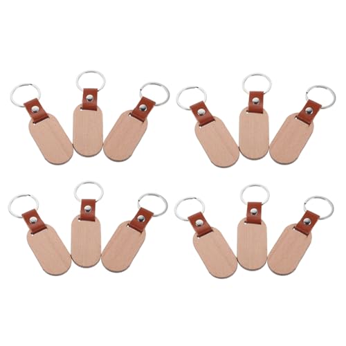 Toddmomy 12 Stück Schlüsselanhänger Aus Holz Unbehandelte Haustier Id Tags Aus Holz Für Hunde Und Katzen – Blanko Holzanhänger Für DIY Projekte Gravuren Und Dekoration Von von Toddmomy