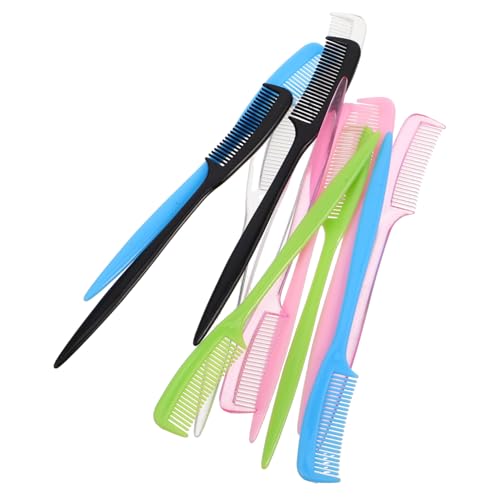 Toddmomy 12 Stück Spielzeugzubehör Puppenbürste Puppenhaarbürste Rattenschwanzkamm Mini Stylingkamm Puppenzubehör Haare Puppenperücke Kleiner Kamm Mini Kamm Puppenhaar von Toddmomy