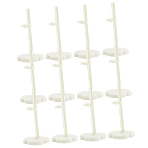 Toddmomy 12 Stück Teiliges Puppenständer Weiß mit Stabilem Sockel Rutschfestem Halter und Universeller Passform für Puppen Actionfiguren und Mini Figuren zur Sicheren Präsentation und Toddmomy 12 Stück Teiliges Puppenständer Weiß mit Stabilem Sockel Rutschfestem Halter und Universeller Passform für Puppen Actionfiguren und Mini Figuren zur Sicheren Präsentation und von Toddmomy