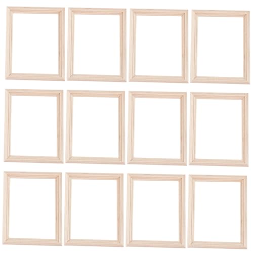 Toddmomy 12 Stück Teiliges Set Mini Holz Bilderrahmen Puppenhaus Dekoration Natürliche Holzoptik Handliche Miniatur für DIY Mikro Landschaft Vielseitig für Miniatur Szenerien und Toddmomy 12 Stück Teiliges Set Mini Holz Bilderrahmen Puppenhaus Dekoration Natürliche Holzoptik Handliche Miniatur für DIY Mikro Landschaft Vielseitig für Miniatur Szenerien und von Toddmomy