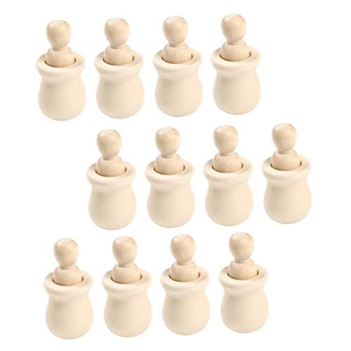 Toddmomy 12 Stück Teiliges Unbemalte Holzfiguren zum Bemalen DIY Bastelset für Glatte Oberfläche Leichte Holzpuppen für Handmalerei und Dekoration Kreativspielzeug Toddmomy 12 Stück Teiliges Unbemalte Holzfiguren zum Bemalen DIY Bastelset für Glatte Oberfläche Leichte Holzpuppen für Handmalerei und Dekoration Kreativspielzeug von Toddmomy