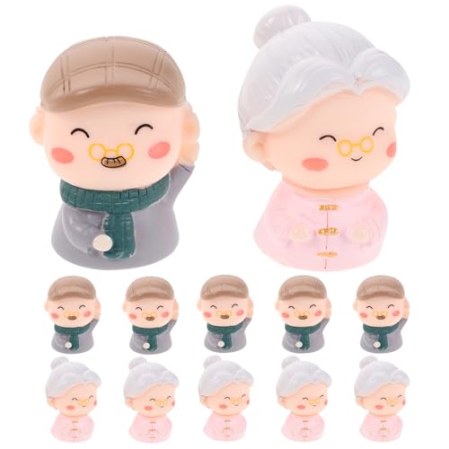 Toddmomy 12-teilige Statuen eines alten Paares: Tortenaufsatz für Hochzeitspaare – Figuren für ältere Großmütter und Großväter – Geschenke zum 50. Hochzeitstag Toddmomy 12-teilige Statuen eines alten Paares: Tortenaufsatz für Hochzeitspaare – Figuren für ältere Großmütter und Großväter – Geschenke zum 50. Hochzeitstag von Toddmomy