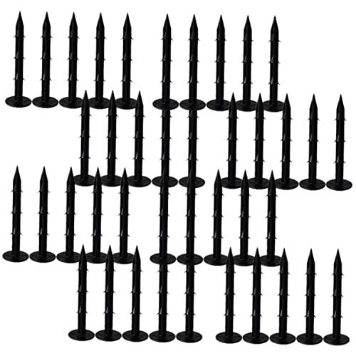 Toddmomy 120stücke Schwarze Gartenst Stakes Kunststoff-erdeinsätze Für Zelte Pflanzen Und Unkrautvlies Einfach Zu Verwenden Und Für Gartenprojekte von Toddmomy