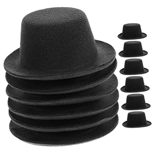 Toddmomy 12Stücke Cowboy Hüte Puppenhüte Aus Filz Für DIY Projekte Dekorative Hüte Für Puppenhaus Und Cowboy Partys Langlebig Und Leicht Für Kreatives von Toddmomy