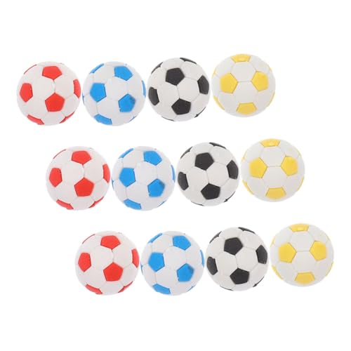 Toddmomy 12Stücke Mini Fußball Radiergummis Cartoon Radierer Für Lustige Schulanfang Tischaccessoires Für Klassenzimmer Und Büro von Toddmomy