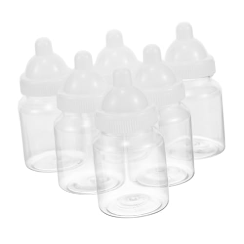 Toddmomy 12Stücke Transparente Milchflaschen Süßigkeitenbehälter Dekorative Pralinenschachteln Für Babyparty Partygeschenke Wiederverwendbare Geschenkboxen Für Geburtstagsfeiern von Toddmomy