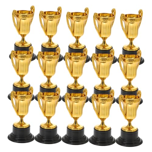 Toddmomy 15 Stück Teiliges Kleine Goldene Kunststoff Trophäen Robuste Leichte Auszeichnungstrophäen für Kindergartenwettbewerbe Vielseitig Einsetzbar als Belohnung bei Toddmomy 15 Stück Teiliges Kleine Goldene Kunststoff Trophäen Robuste Leichte Auszeichnungstrophäen für Kindergartenwettbewerbe Vielseitig Einsetzbar als Belohnung bei von Toddmomy
