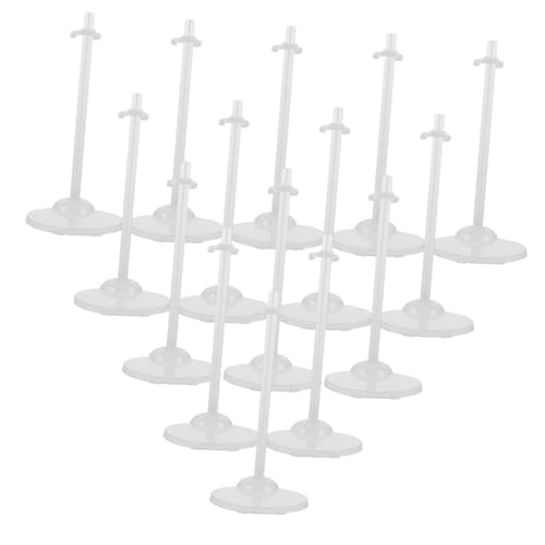 Toddmomy 15 Stück Teiliges Puppenständer Transparenter Ständer für Puppen Effektive Unterstützung für Aufbewahrung und Präsentation von Puppen und Figuren für Regale und Tische von Toddmomy