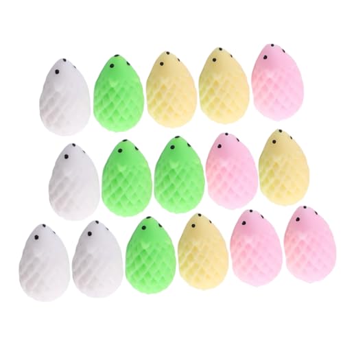 Toddmomy 16 Stück Teiliges Igel Form Soft Squeeze Stressabbauendes Sensorik für Erwachsene Weiches Glattes Material als Party Mitgebsel und Beruhigungshilfe von Toddmomy