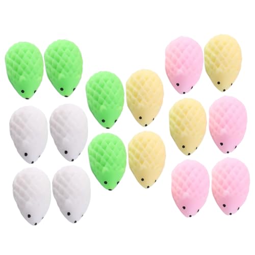 Toddmomy 16 Stück Teiliges Realistische Igel Quetschspielzeug Stressabbau und Sensorisches Decompression Leicht Tragbar als Party mitgebsel für Erwachsene von Toddmomy