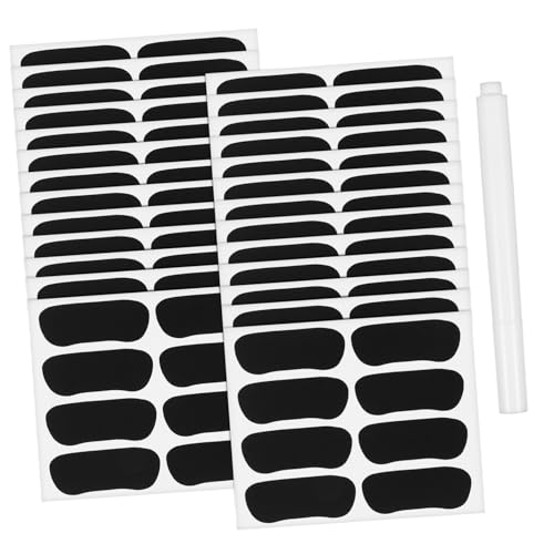 Toddmomy 160Stücke Schwarze Augenaufkleber für Sport Selbstklebende Augen Sticker mit Stift für Softball Baseball und Fan Aktivitäten Einfache Anwendung von Toddmomy