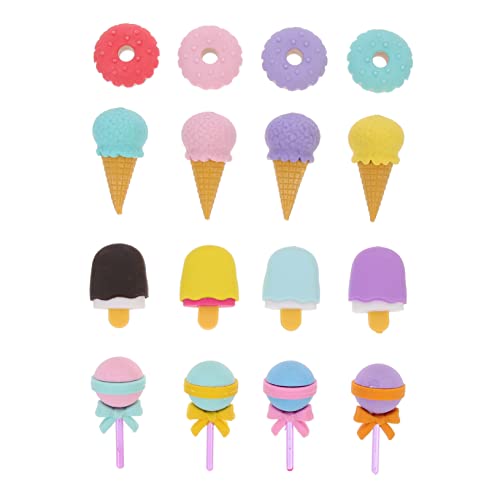 Toddmomy 16Stücke Süße Dessert Radiergummis Für Lustige Lebensmittel Designs Für Schulbedarf Belohnung von Toddmomy
