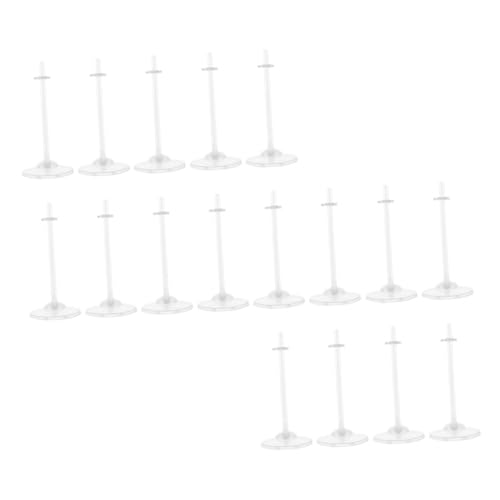 Toddmomy 17Stücke Teiliges Puppenständer für Kreative Doll Displays Verstellbare Halterungen für Puppen Transparentes Design für Puppenliebhaber von Toddmomy
