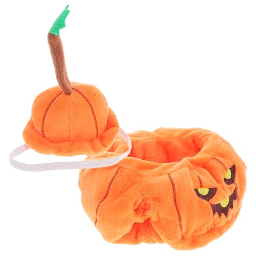 Toddmomy 1Satz Halloween Puppen Outfit Set mit Austauschbarer Mini Kleidung und Süßer Puppenkappe Kreatives Kürbiskostüm für Sammlung für Sammler von Toddmomy