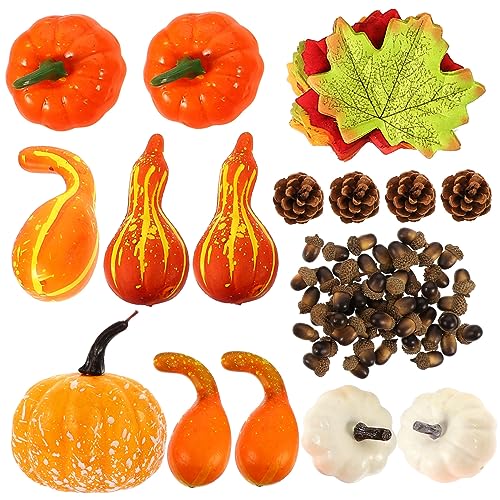 Toddmomy 1Satz Künstliche Kürbis Dekorationen Eicheln Und Ahornblätter Für Herbst Und Halloween Feiern Realistische Herbstdekoration Für Kreative Fotorequisiten Toddmomy 1Satz Künstliche Kürbis Dekorationen Eicheln Und Ahornblätter Für Herbst Und Halloween Feiern Realistische Herbstdekoration Für Kreative Fotorequisiten von Toddmomy