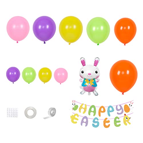 Toddmomy 1Satz Ostern Banner Luftballons für Kreative Party Dekoration Teiliges für Festliche Anlässe und Stilvolle Osterfeiern Leuchtende Farben und Ansprechendes Design Toddmomy 1Satz Ostern Banner Luftballons für Kreative Party Dekoration Teiliges für Festliche Anlässe und Stilvolle Osterfeiern Leuchtende Farben und Ansprechendes Design von Toddmomy