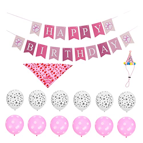 Toddmomy 1Satz Stylisches Welpenparty Dekorationsset Banner Geburtstagsmütze Ballons Fliege für Hundegeburtstagsfeier Perfektes Haustiergeschenk für Unvergessliche Toddmomy 1Satz Stylisches Welpenparty Dekorationsset Banner Geburtstagsmütze Ballons Fliege für Hundegeburtstagsfeier Perfektes Haustiergeschenk für Unvergessliche von Toddmomy