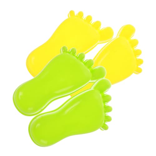 Toddmomy 2 Paare Sandspielzeug Fußabdruck Sandformen für Kreative Sandburgen im Freien Vielseitige Modellierwerkzeuge für Sandkasten und Strandspielzeug für Mädchen Toddmomy 2 Paare Sandspielzeug Fußabdruck Sandformen für Kreative Sandburgen im Freien Vielseitige Modellierwerkzeuge für Sandkasten und Strandspielzeug für Mädchen von Toddmomy