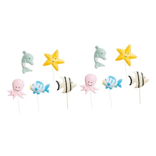 Toddmomy 2 Sätze 2 Sets Kuchendekoration Nautische Lieferungen Cupcake Topper Strand Kuchenaufsätze Geburtstagsparty Dekoration Meerestier Geburtstagskuchen Cartoon 5 Stück * 2 Toddmomy 2 Sätze 2 Sets Kuchendekoration Nautische Lieferungen Cupcake Topper Strand Kuchenaufsätze Geburtstagsparty Dekoration Meerestier Geburtstagskuchen Cartoon 5 Stück * 2 von Toddmomy