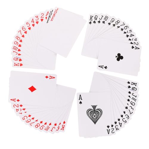 Toddmomy 2 Sätze Blank DIY Papier Spielkarten für Sublimation Unvollendete Karten für Kreative Projekte und Familienunterhaltung Einzelseitiges Design von Toddmomy