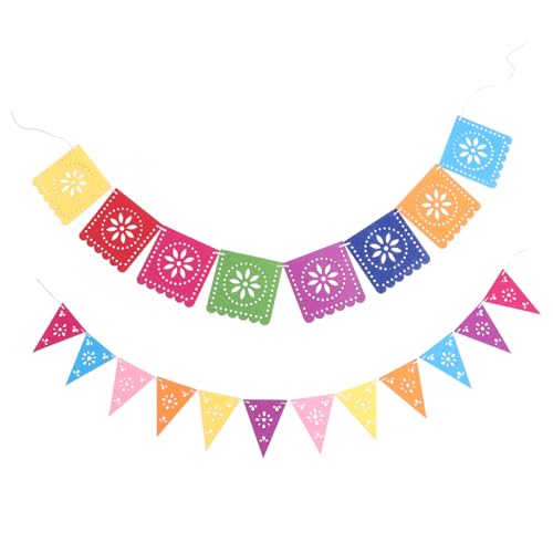 Toddmomy 2 Sets Pull Flag Ornament Tag Der Toten Dekorationen Fiesta Dekorationen Piñata Dekorationen Piñata Banner Piñata Party Hängende Flagge Piñata Party Girlande Filz Toddmomy 2 Sets Pull Flag Ornament Tag Der Toten Dekorationen Fiesta Dekorationen Piñata Dekorationen Piñata Banner Piñata Party Hängende Flagge Piñata Party Girlande Filz von Toddmomy
