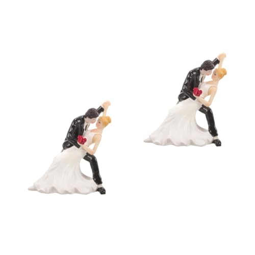 Toddmomy 2 Stck. Cake Topper Cartoon Dekoration für Hochzeitstorten Tortenfigur für Romantische Anlässe und Ansprechend für Hochzeitsfeiern und Jubiläen Toddmomy 2 Stck. Cake Topper Cartoon Dekoration für Hochzeitstorten Tortenfigur für Romantische Anlässe und Ansprechend für Hochzeitsfeiern und Jubiläen von Toddmomy