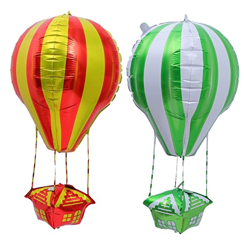 Toddmomy 2 Stück Aluminiumfolie Heißluftballon Luftballons Farbige Partydekoration für Kindergeburtstag und Jubiläumsfeier Festliche Folienballons Langlebig und Auffällig Zufällige Farbe Toddmomy 2 Stück Aluminiumfolie Heißluftballon Luftballons Farbige Partydekoration für Kindergeburtstag und Jubiläumsfeier Festliche Folienballons Langlebig und Auffällig Zufällige Farbe von Toddmomy