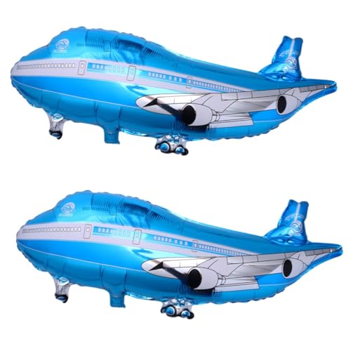 Toddmomy 2 Stück Blauer Folienballon Flugzeug Aluminium Luftballon Auto Verschluss Partydeko Geburtstag Dekoration Toddmomy 2 Stück Blauer Folienballon Flugzeug Aluminium Luftballon Auto Verschluss Partydeko Geburtstag Dekoration von Toddmomy