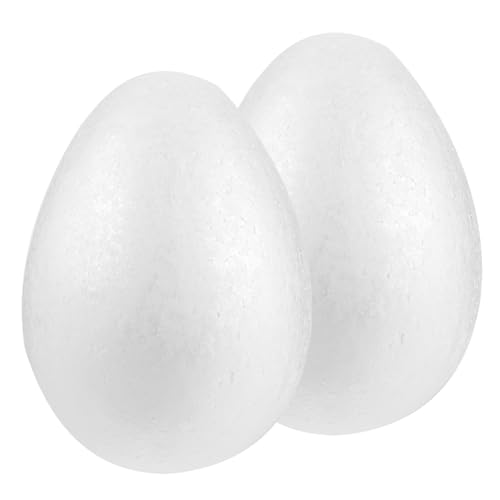Toddmomy 2 Stück Feste Schaumstoff Eier Weiß für DIY Ostereier Basteln Langlebige Craft Eggs für Osterdekoration Geeignet für Kinderfestivals und Familienaktivitäten Toddmomy 2 Stück Feste Schaumstoff Eier Weiß für DIY Ostereier Basteln Langlebige Craft Eggs für Osterdekoration Geeignet für Kinderfestivals und Familienaktivitäten von Toddmomy