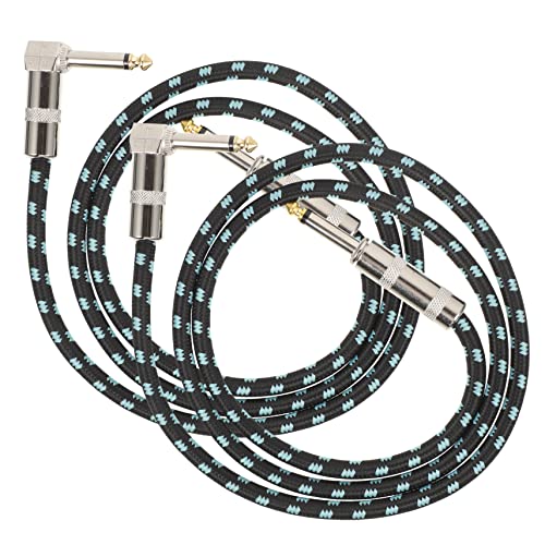 Toddmomy 2 Stück Gitarrenkabel Professionelles Audio Kabel mit Hervorragender Signalübertragung für Gitarre und Bass Langlebig und Flexibel für Studio und Bühne von Toddmomy