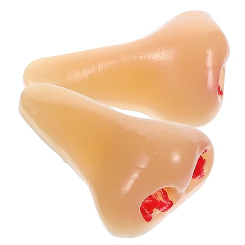 Toddmomy 2 Stück Halloween TPR Nasen Squeeze Flexibles Stressabbau Weiches Dehnbares Nasenform Kneifspielzeug für Kindergeburtstag Mitgebsel und Deko von Toddmomy