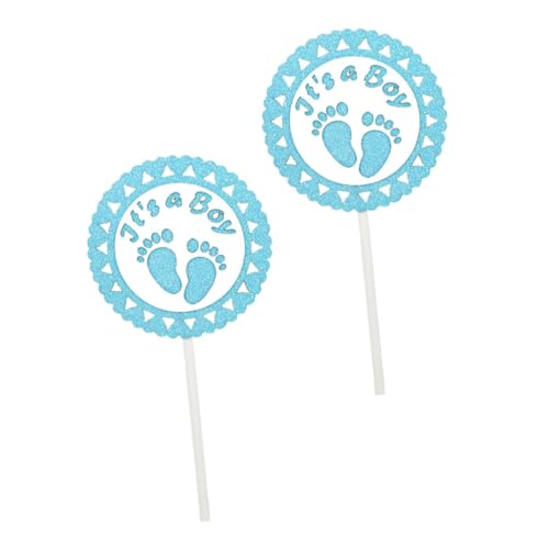 Toddmomy 2 Stück Kinderparty Geburtstag Tortenstecker Blaue Fußabdruck Dekoration Leicht Umweltfreundlich für Jungen Mädchen Party Kuchen Topper Dreidimensional und Farbenfroh Toddmomy 2 Stück Kinderparty Geburtstag Tortenstecker Blaue Fußabdruck Dekoration Leicht Umweltfreundlich für Jungen Mädchen Party Kuchen Topper Dreidimensional und Farbenfroh von Toddmomy