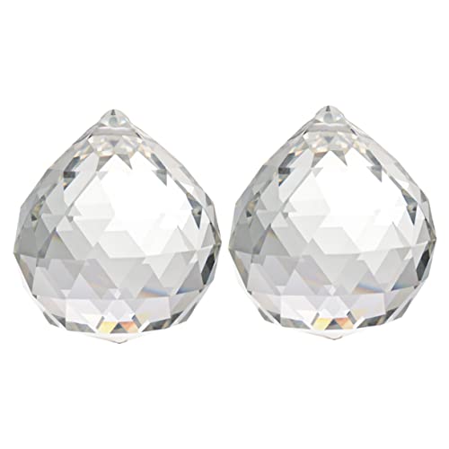 Toddmomy 2 Stück Kristallkugeldekorationen Türvorhang DIY Kristallperlen kristall DIY anhänger Heimdekoration Kristallkugeldekor zum Aufhängen Partydeko DIY Kristallperle Transparent von Toddmomy
