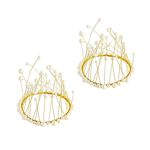 Toddmomy 2 Stück Teiliges Kuchenornament Perlenkrone Cake Topper Wiederverwendbare Torten Dekoration für Geburtstagsparty Sichere Materialien Vielseitig als Haarschmuck Geeignet Weiße Toddmomy 2 Stück Teiliges Kuchenornament Perlenkrone Cake Topper Wiederverwendbare Torten Dekoration für Geburtstagsparty Sichere Materialien Vielseitig als Haarschmuck Geeignet Weiße von Toddmomy