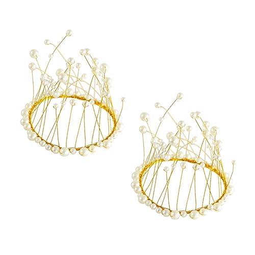 Toddmomy 2 Stück Teiliges Künstliche Perlenkrone Cake Topper Wiederverwendbare Tortendeko für Hochzeit Geburtstag Party Vielseitig als Haarschmuck und Fotorequisite Geeignet Toddmomy 2 Stück Teiliges Künstliche Perlenkrone Cake Topper Wiederverwendbare Tortendeko für Hochzeit Geburtstag Party Vielseitig als Haarschmuck und Fotorequisite Geeignet von Toddmomy