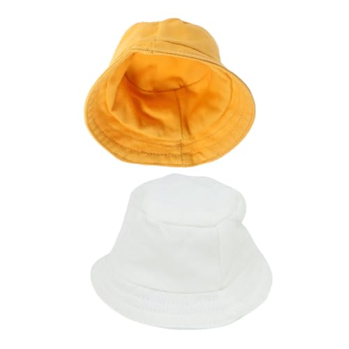 Toddmomy 2 Stück Teiliges Miniatur Fischerhüte aus Polyester Langlebige und Formstabile Puppenhüte UV Schutz Sonnenmütze für Puppen für Geburtstage Hochzeiten und Festliche Anlässe von Toddmomy