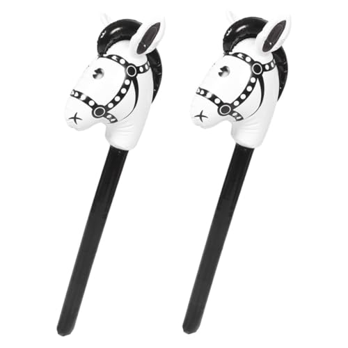 Toddmomy 2 Stück aufblasbarer Pferdestock Pferdekopfstock Pferdestock aufblasen kindergeburtstag deko party dekoration Pferdekopf aufblasbar Partydekorationen zum Thema PVC Black Toddmomy 2 Stück aufblasbarer Pferdestock Pferdekopfstock Pferdestock aufblasen kindergeburtstag deko party dekoration Pferdekopf aufblasbar Partydekorationen zum Thema PVC Black von Toddmomy