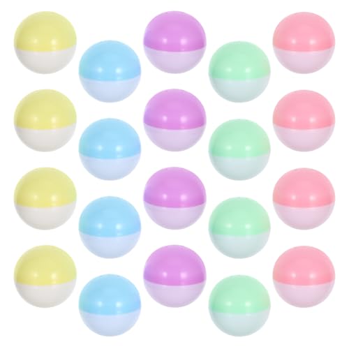 Toddmomy 20 Stück Automatenkapseln: Bunte Kapseln in Macaron-farben, Leere Runde Kunststoffbehälter Für Heimwerker, Bastelarbeiten, Partygeschenke Und Verkaufsautomaten. Toddmomy 20 Stück Automatenkapseln: Bunte Kapseln in Macaron-farben, Leere Runde Kunststoffbehälter Für Heimwerker, Bastelarbeiten, Partygeschenke Und Verkaufsautomaten. von Toddmomy